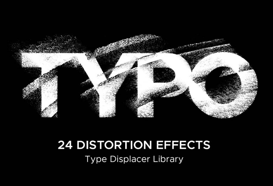 24 Unique Text Displacement Actions