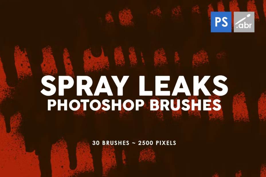 30 Spray Leak Brush Designs