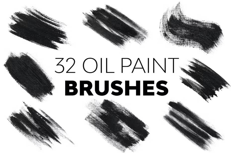 32 Oil Stroke Brushes