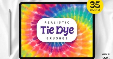 Tie Dye Brushes