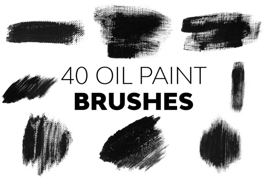 40 Unique Oil Paint Brushes
