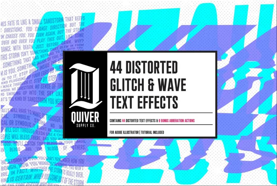 44 Distorted Glitch and Wave Effects