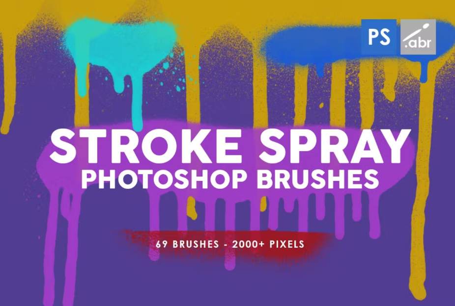 69 Spray Stoke Brush Designs