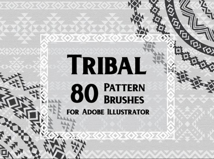 15+ Tribal Pattern Brushes ABR Procreate Download