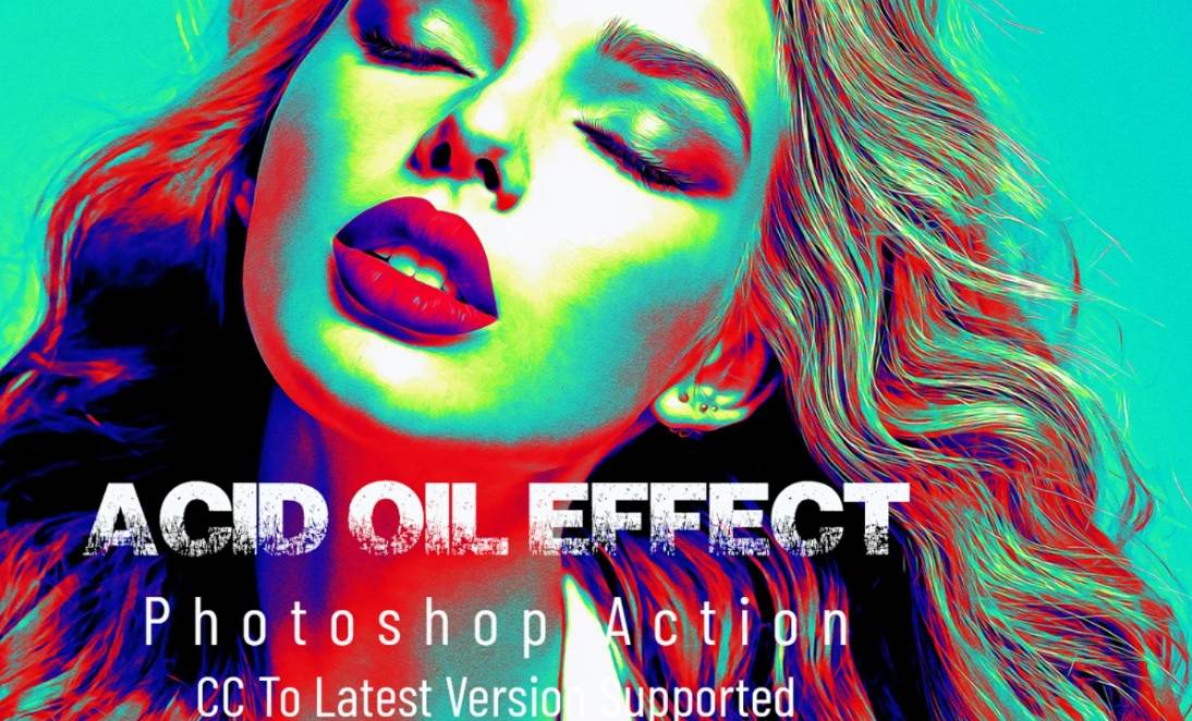 Acid Oil Photoshiop Effect