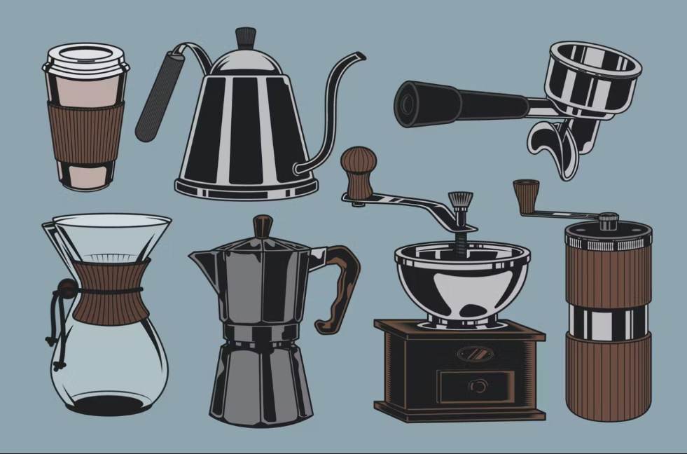 Ai and EPS Coffee Illustrations