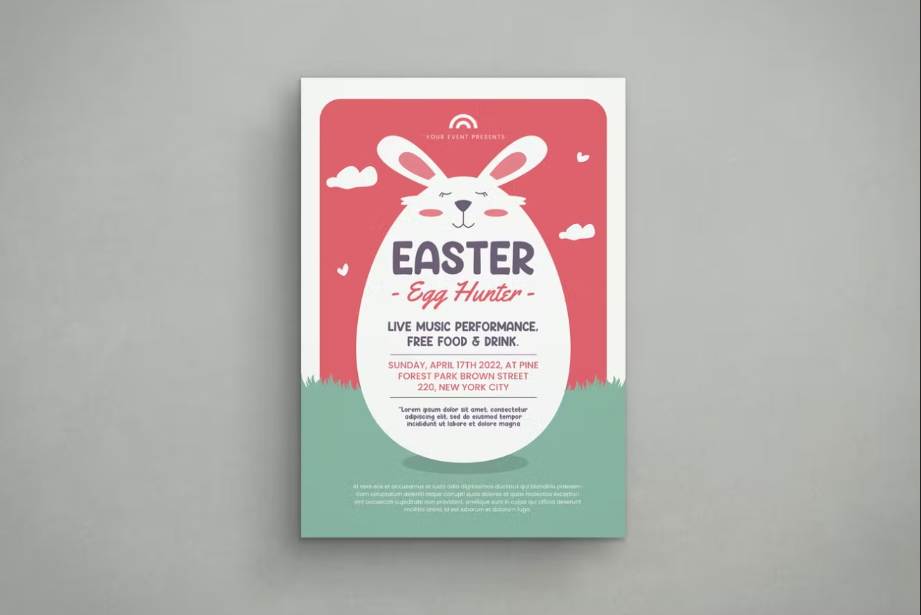 Ai and PSD Easter Egg Hunt Poster
