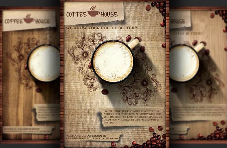 Coffee Shop Promotional Template