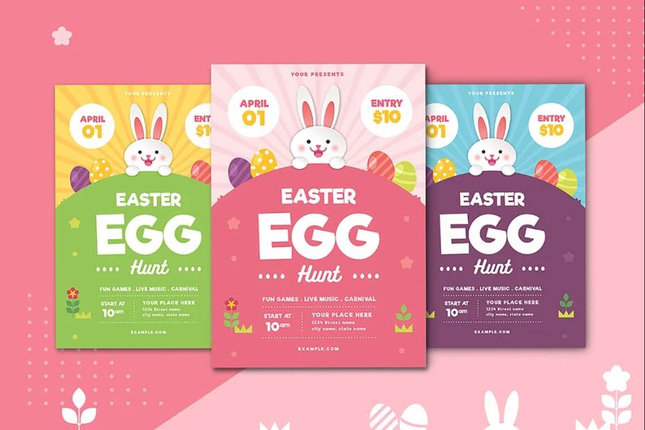 Colorful Flyer Template PSD