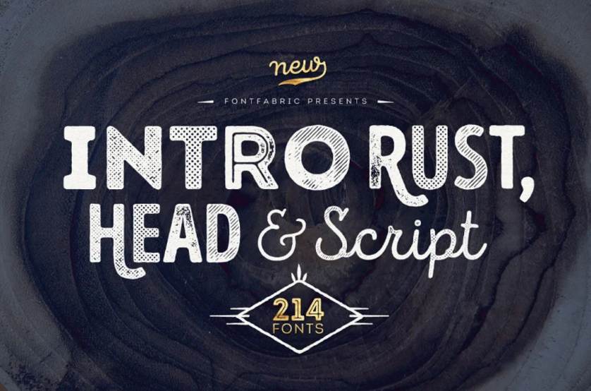 Condensed Rustic Style Fonts