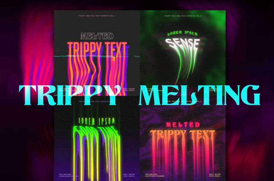 Creative Trippy Text Effect