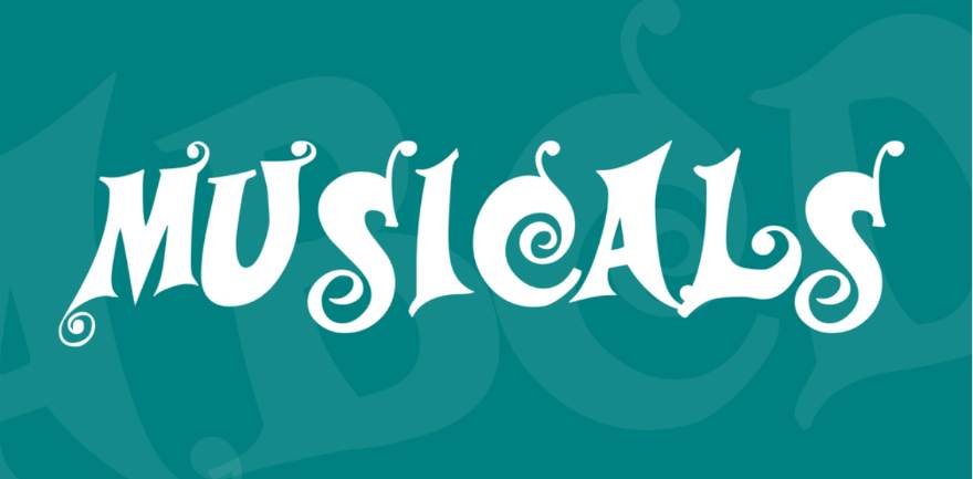 Cute Musical Style Fonts