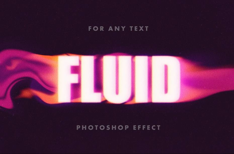 Fluid Noise Text Effect