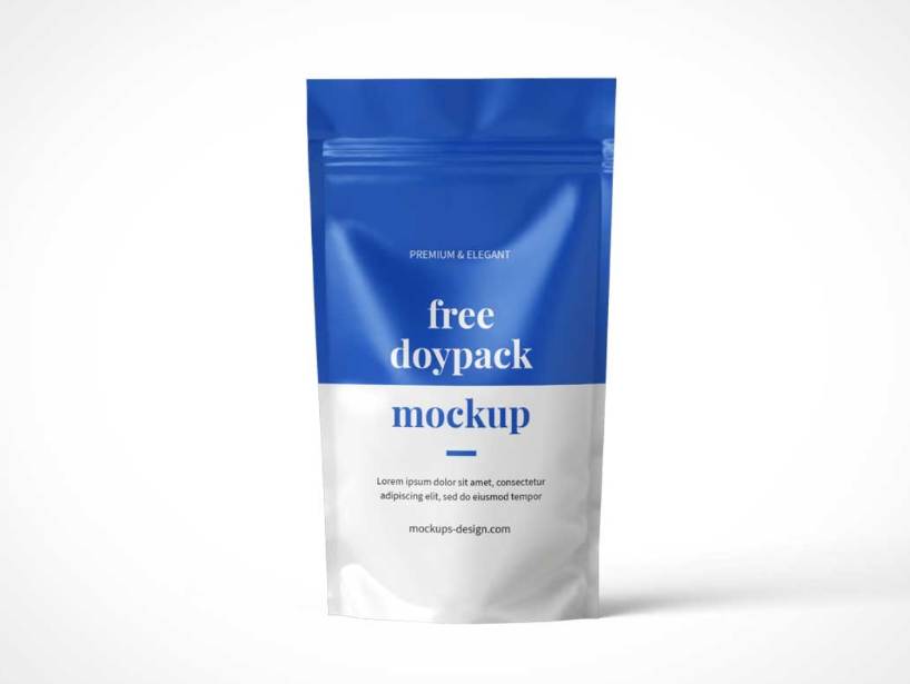 Free Doypack Mockup PSD