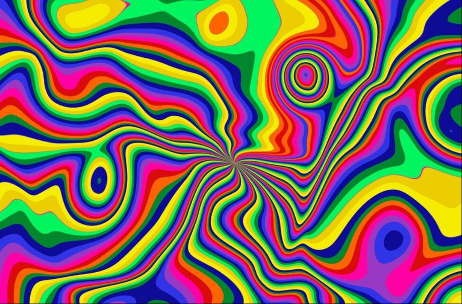 Free Groovy Color Background