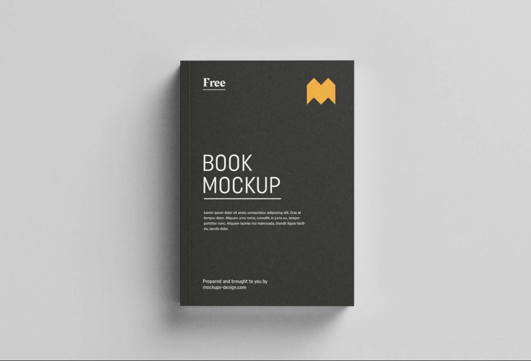 Free Soft Cover Book Mockup
