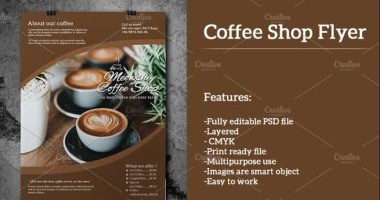 Coffee Flyer Template PSD