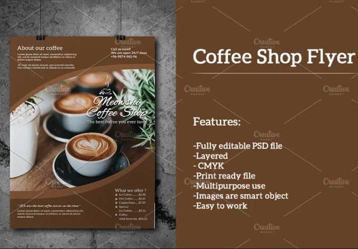 15+ Cafe Flyer Template PSD Ai Free Download
