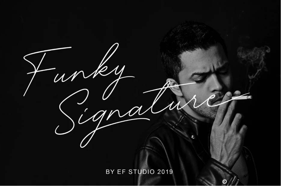 Funky Signature Style Font