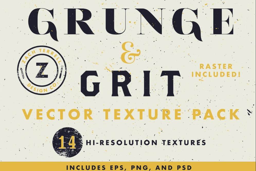 Grunge and Grit Vector Texture Pack