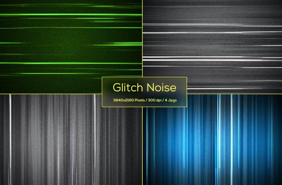 High Quality Glitch Noise Background