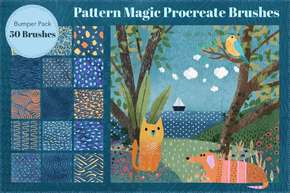 Magic pattern Brushes Set