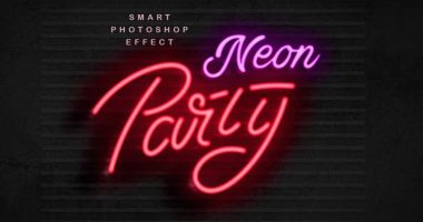 Neon Sign Photoshop Effects