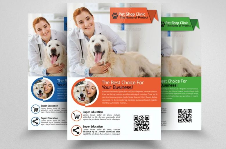 Pet Clinic Poster Design