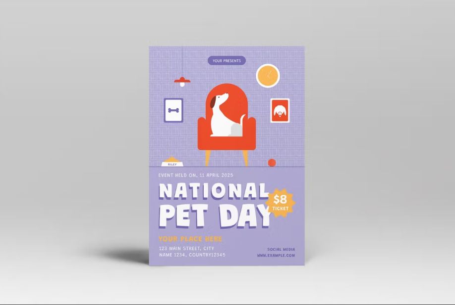 Pet Day Flyer Template