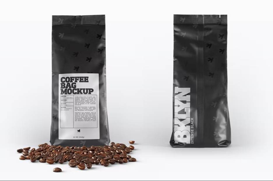 Photo Realistic Coffee Packaging Mockup