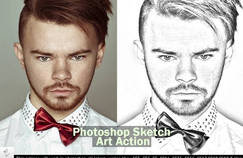 Professional Sketch PS Action
