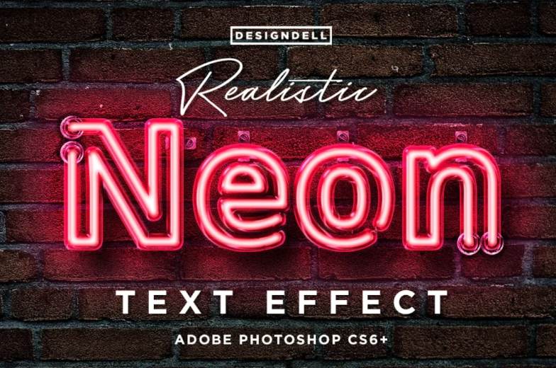 Realistic Neon Text Effect