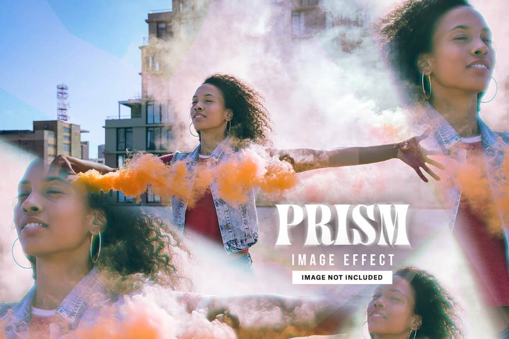 Realistic Prism Style Photo Effect