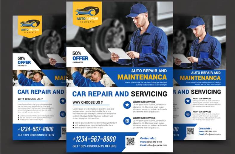 Repair Services Flyer Template