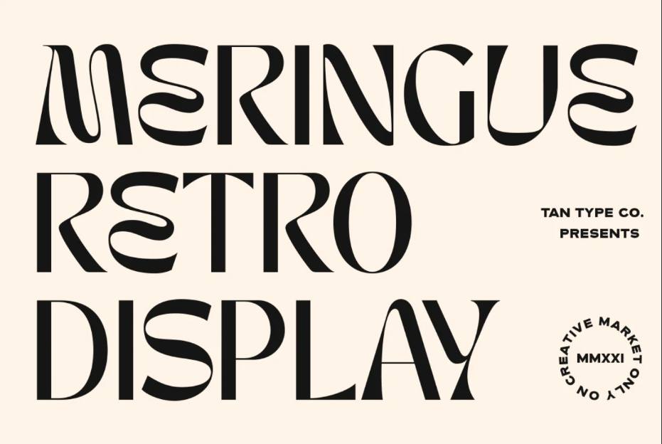 Retro Magazine Style Font