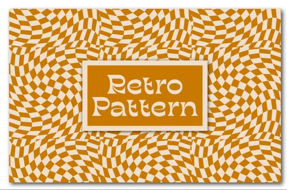 Retro Optical Illusion Pattern