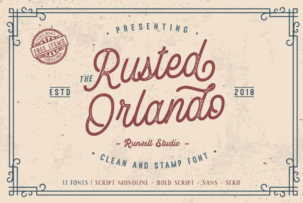 Rustic and Vintage Style Fonts