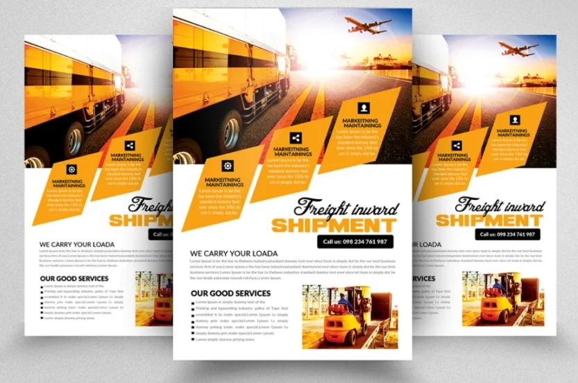 Shipment Services Flyer Template