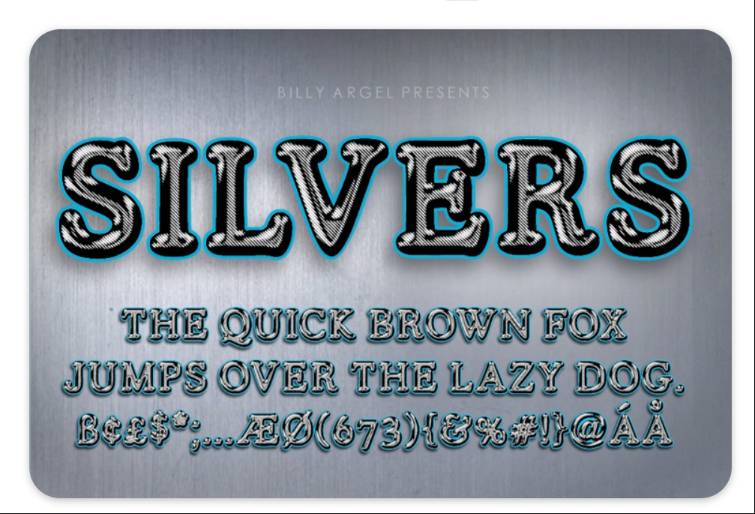 Silver Style Fonts