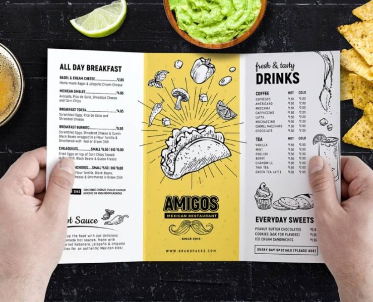 15+ Mexican Food Menu Template PSD Ai Download