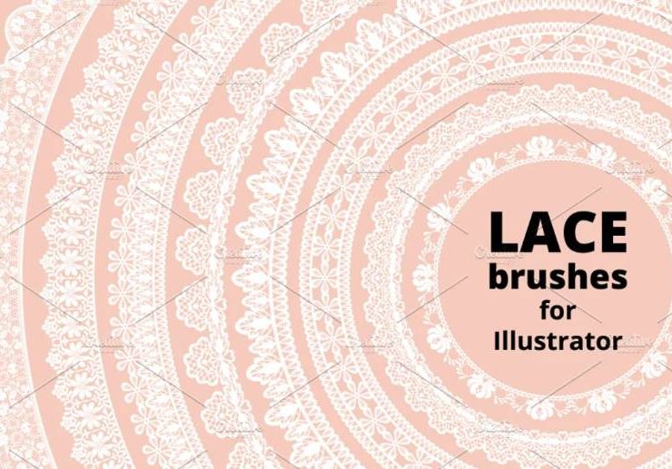 15+ Lace Brushes ABR Brushes FREE Download