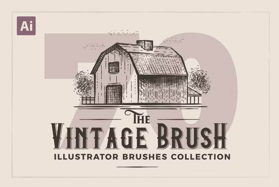 Vintage Illustration Brush Pack