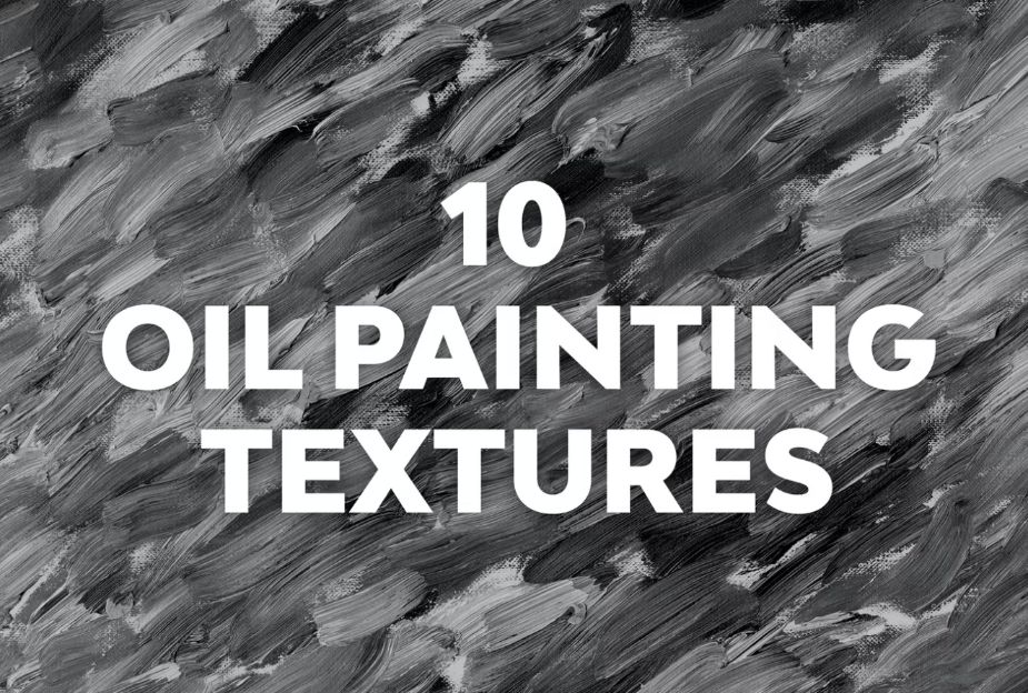 10 Oil Painting Textures Set