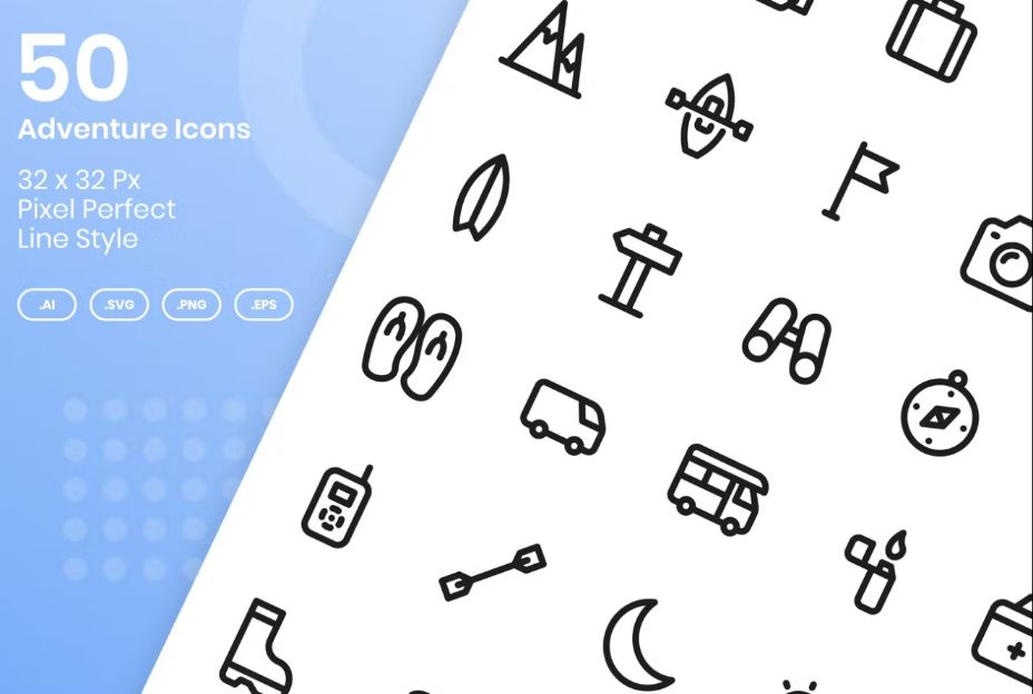 50 Professional Vector Icons Set