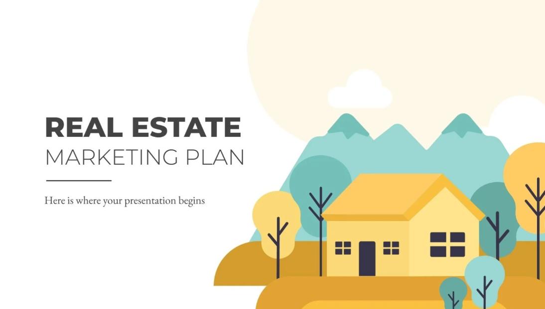 Animated Real Estate marketing Presentation Template