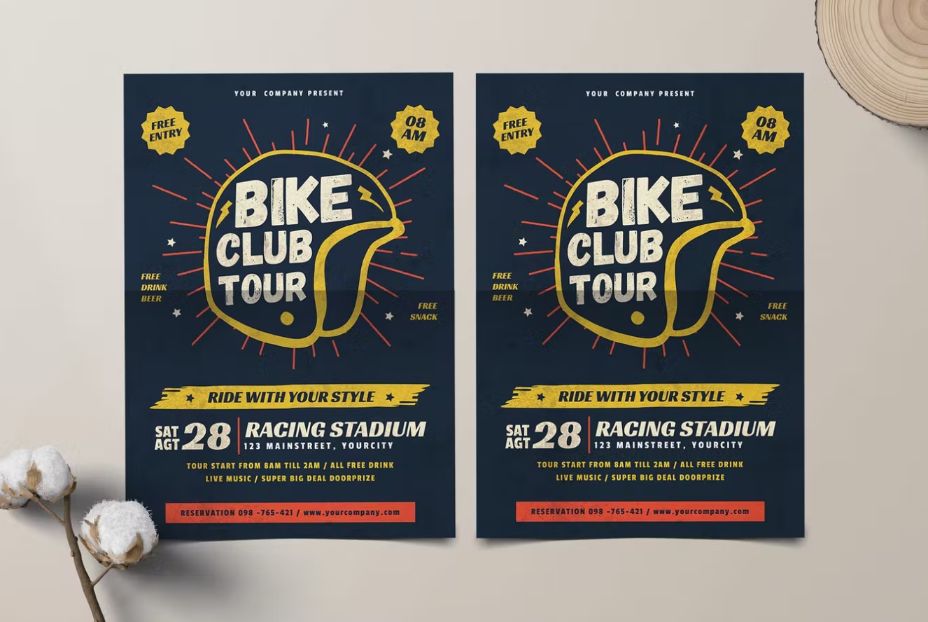 Bike Club Flyer Design