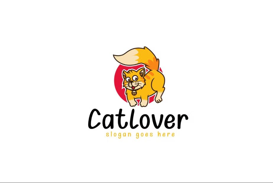 Cat Store Logo Design Idea