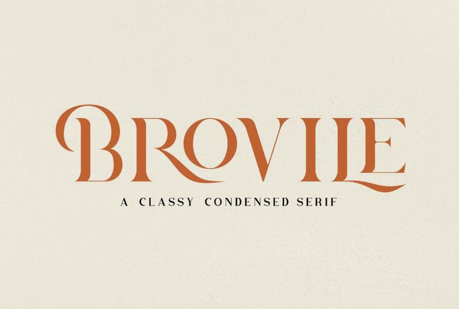 Classy Condensed Style Fonts