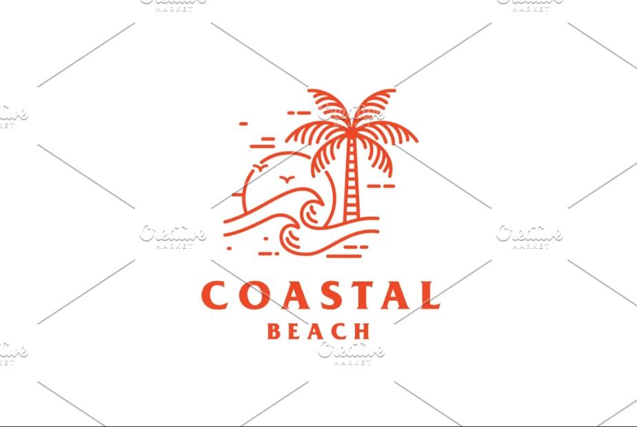 Coastal Beach Identity Design