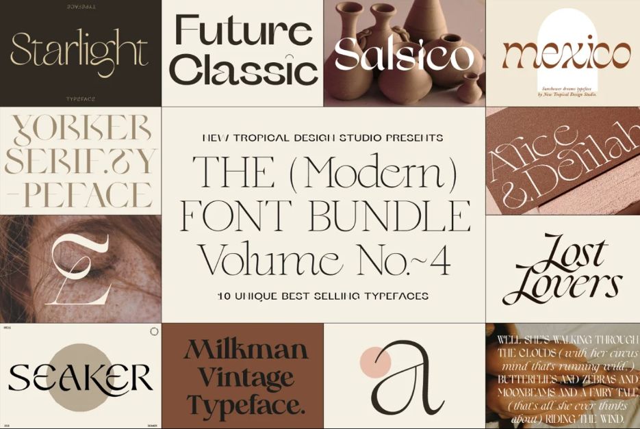 Creative Modern Font Bundle